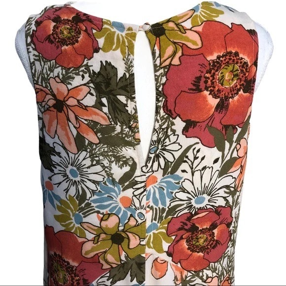 NWOT Free People “Backyard Party” Floral High Low Tunic Dress Size S - Picture 6 of 16